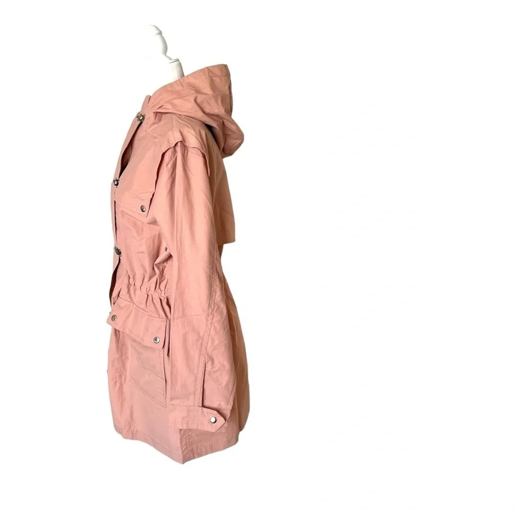 J.Crew Utility Lightweight Hooded Jacket - Warm Taupe Color Size M (New W/O Tag) - Picture 6 of 14